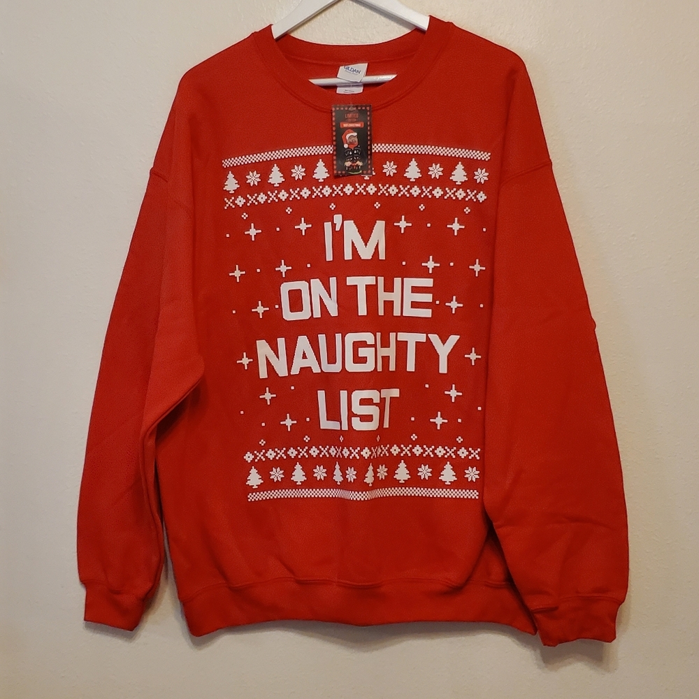 TStars unisex Sweatshirt "I'm on the Naughty List"